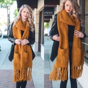 Oversized Tassel Scarf